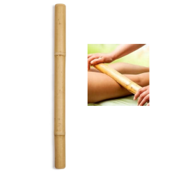Bat din lemn natural de bambus pentru masaj 002294 terapeutic/anticelulitic de 60 cm 